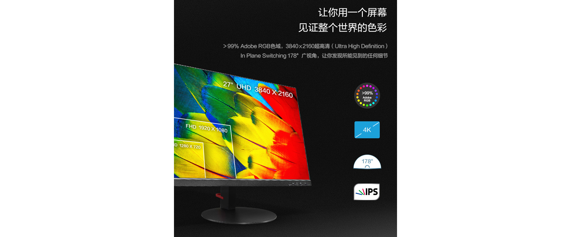 联想ThinkVision P27u-10显示器的价格，两国相差超过3.6倍！